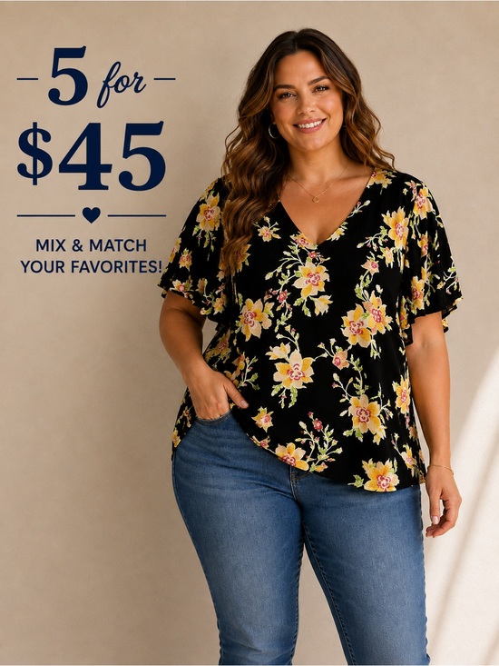 JM Collection Tops - 🎉5 for $45🎉 JM Collection top blouse shirt size 1X